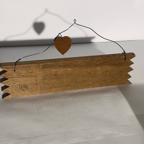 Vintage “All Fat Jolly Men Welcome Here” Sign • Holiday Wall Decor - Picture 5 of 5